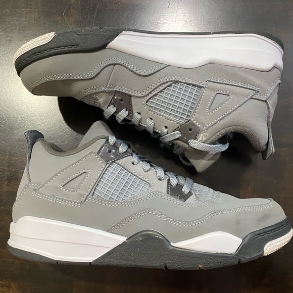 Jordan 4 Retro Size 2.5Y Cool Grey - Picture 11 of 15